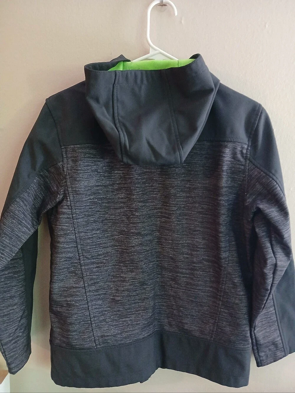 Free Country Black Jacket with Neon Green Accents